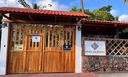 Entrance to Grupo Galapagos travel agency