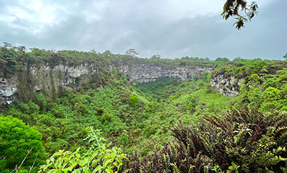 Landscape of Los Gemelos. 