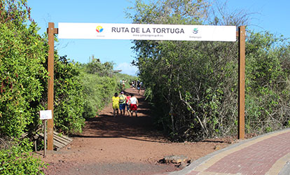 Entrance to “The Tortoise Route”.