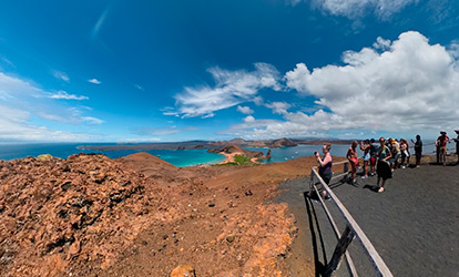 Viewpoint of the bartolome island.
