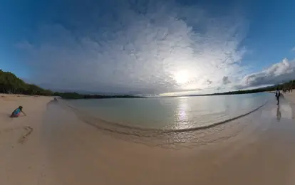 Playa tortuga bay isla Santa Cruz.