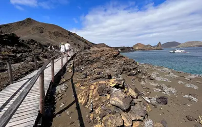 Escalinatas de la isla Bartolomé.