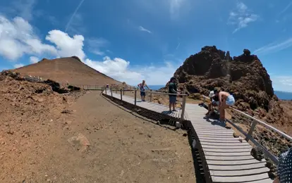 Escalinatas de la isla Bartolomé.