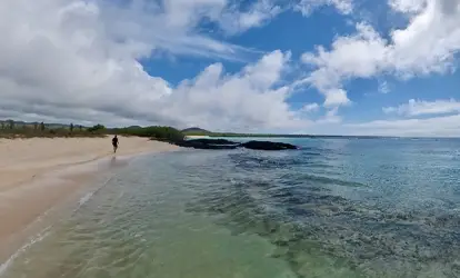 Playa escondida Galápagos. 