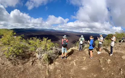 Paisaje del Volcán sierra Negra.
